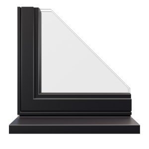 jet black, double glazing, replacement windows